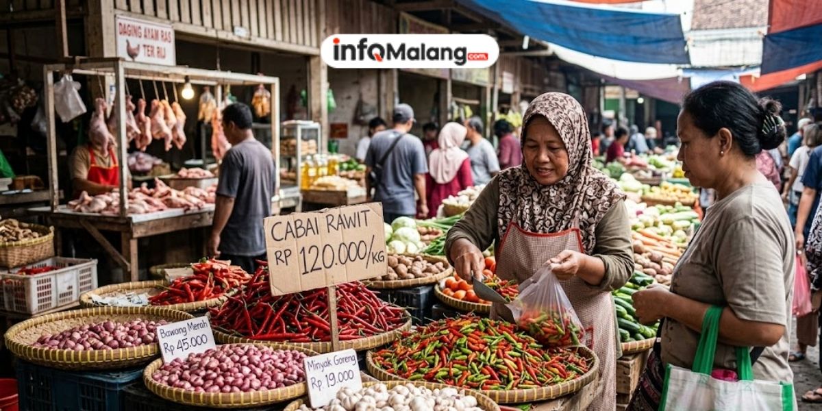 Inflasi Malang Meningkat 2026, Kenaikan Harga Pangan Jadi Pemicu Utama