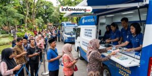 Kas Keliling BI Layani Tukar Uang Baru, Warga Malang Raya Antusias Jelang Lebaran