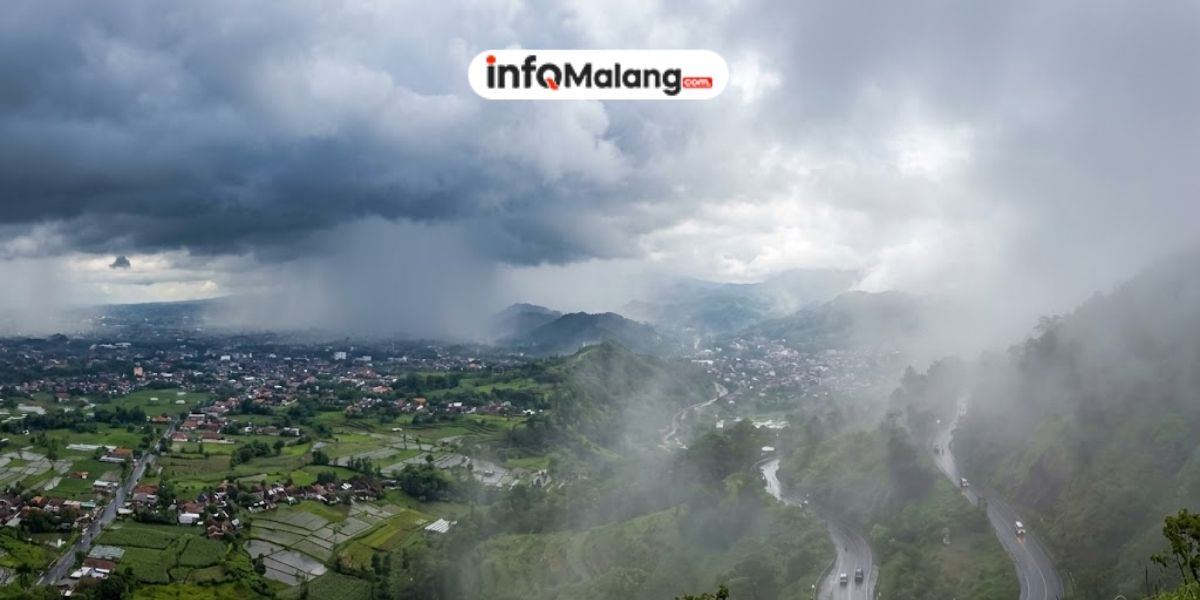 Prakiraan Cuaca Malang Batu 17 Januari 2026, Waspada Hujan dan Udara Kabur