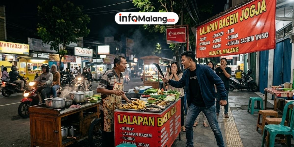 Viral di Malang, PKL Diganggu Pemuda Bersenjata Tajam Tuai Kecaman Warganet