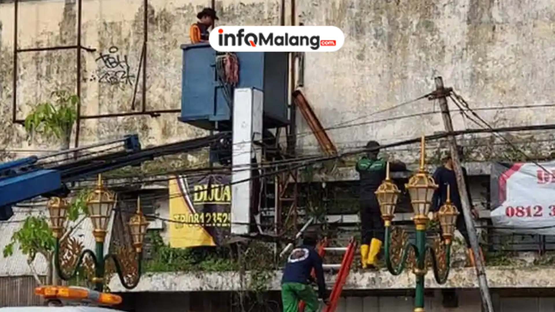 Penataan Kabel Kota Malang Semrawut Kapan Selesai?