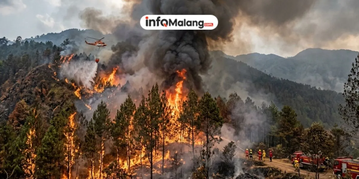 Ini Daftar Kabupaten di Jawa Timur yang Paling Rawan Terjadi Kebakaran Hutan