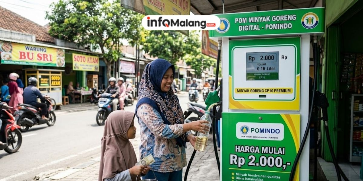 Inovasi Baru di Malang, Pom Minyak Goreng Permudah Warga Beli Mulai Rp2.000
