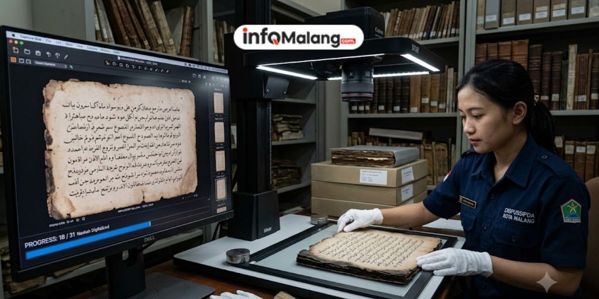 Kota Malang Digitalisasi 18 dari 31 Manuskrip Kuno untuk Jaga Warisan Sejarah