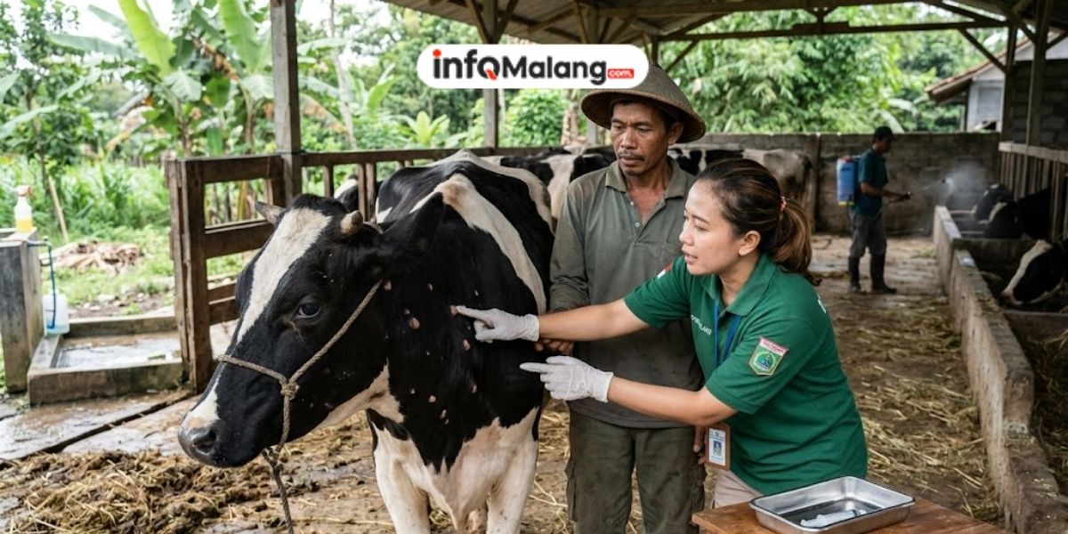 Wabah LSD pada Sapi Jadi Perhatian, DPKH Malang Imbau Peternak Bertindak Cepat