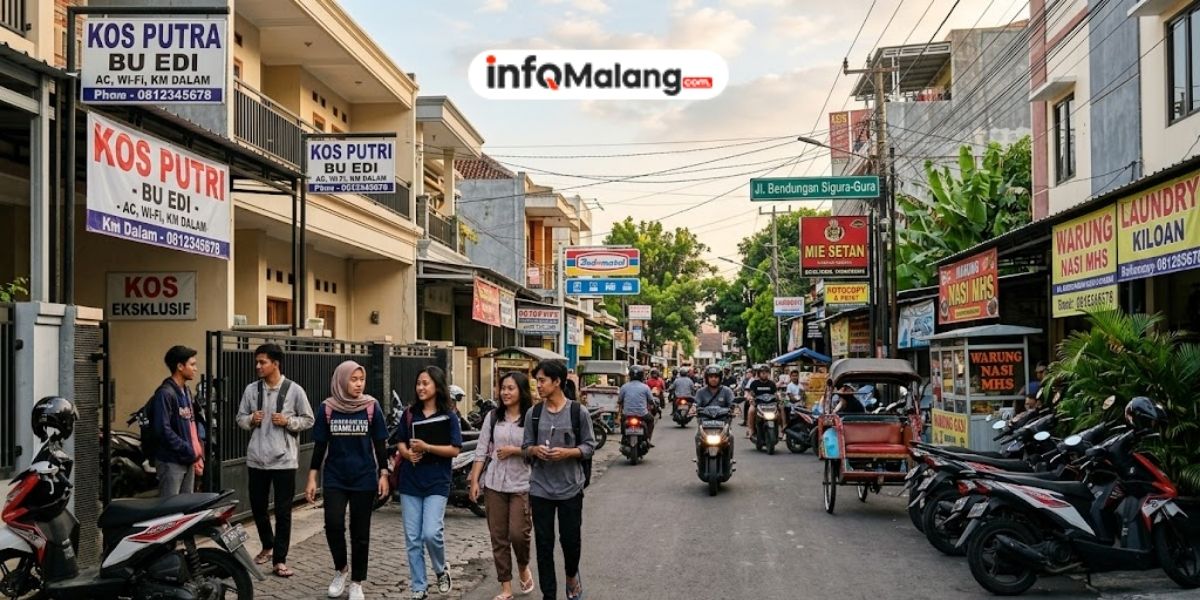Daerah Kos Terfavorit di Malang, Anak Kuliah Wajib Tau!