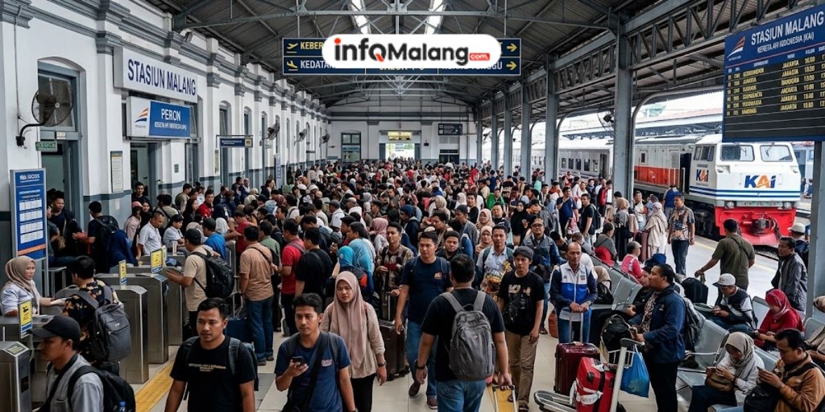 Jelang Libur Panjang, 5.470 Penumpang Padati Stasiun Malang dalam Sehari