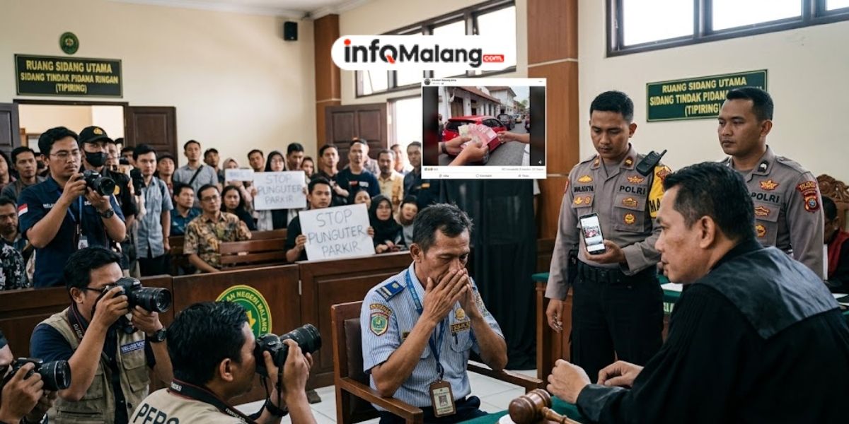 Viral Jukir Patok Tarif Rp25 Ribu di Kayutangan Heritage, Kini Jalani Sidang Tipiring