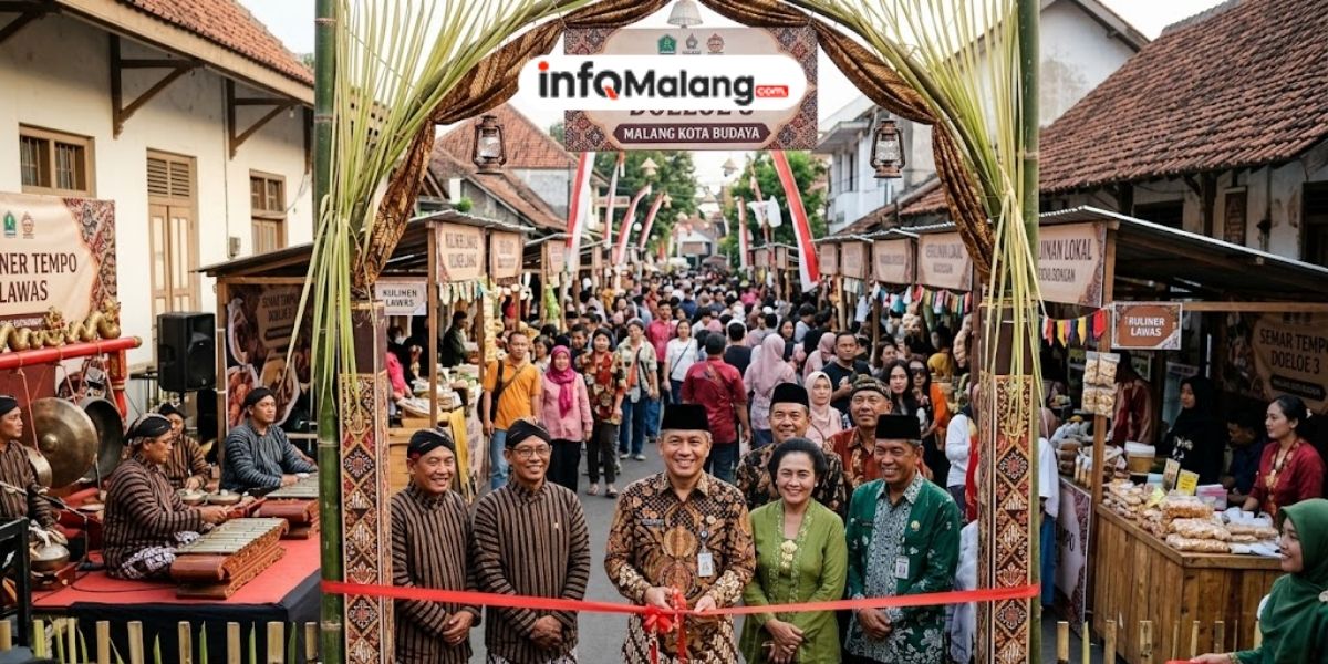 Wali Kota Malang Resmi Buka Semar Tempo Doeloe 3, UMKM dan Budaya Lokal Jadi Sorotan