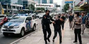 Beraksi saat Warga Menyaksikan Karnaval, Komplotan Curanmor Remaja Digelandang Polisi