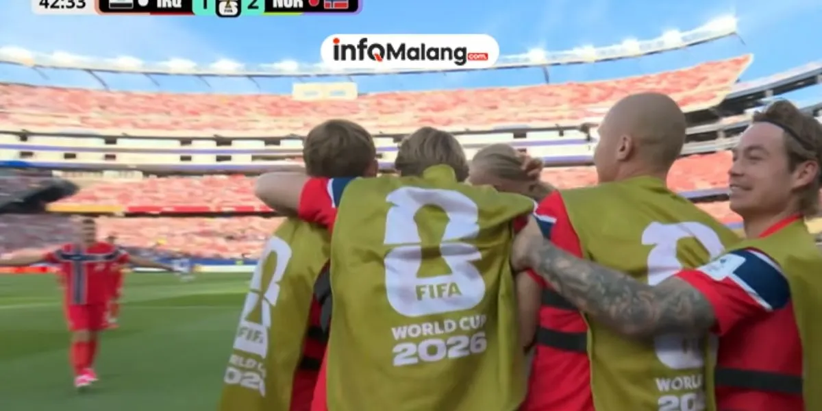 Haaland Cetak Brace, Norwegia Pesta Gol 4-1 atas Irak di Piala Dunia 2026