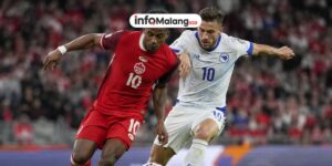 Hasil Pertandingan Piala Dunia 2026, Kanada Ditahan Bosnia dan Herzegovina 1-1 di Grup B