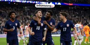 Hasil Amerika Serikat vs Paraguay di Piala Dunia 2026, USMNT Menang Telak 4-1