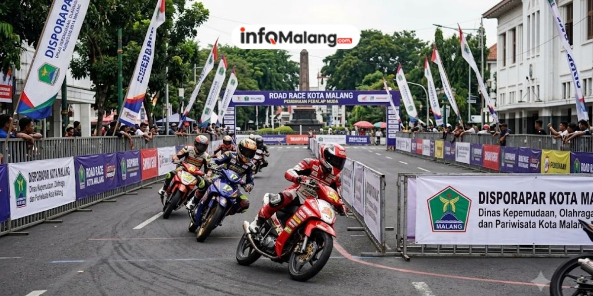 Disporapar Kota Malang Gelar Road Race, Dorong Pembinaan Pebalap Muda Berprestasi