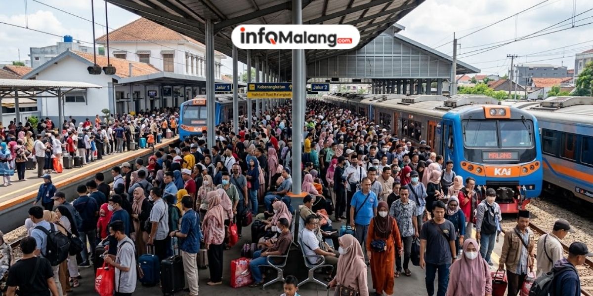 49.096 Penumpang Padati Stasiun Malang Selama Libur Iduladha 2026