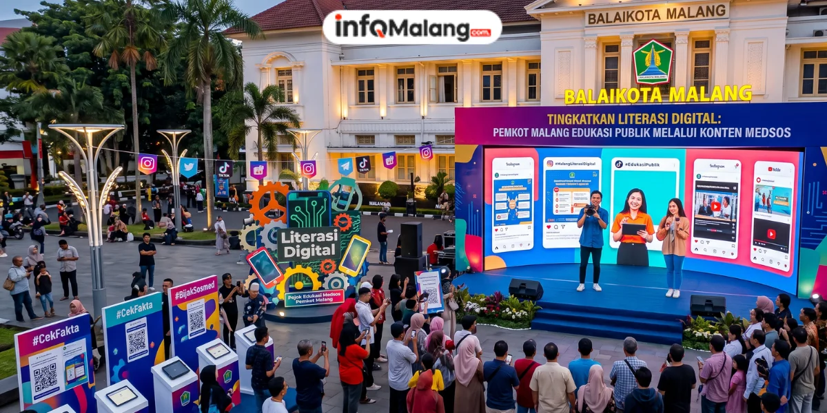 Tingkatkan Literasi Digital, Pemkot Malang Manfaatkan Konten Medsos untuk Edukasi Publik