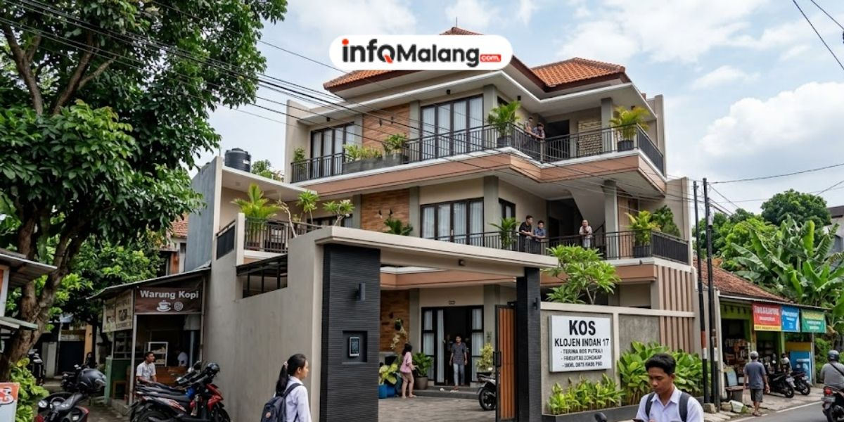 Rumah Kos di Pusat Kota Malang Paling Dicari 2026, Cek Lokasi Favoritnya