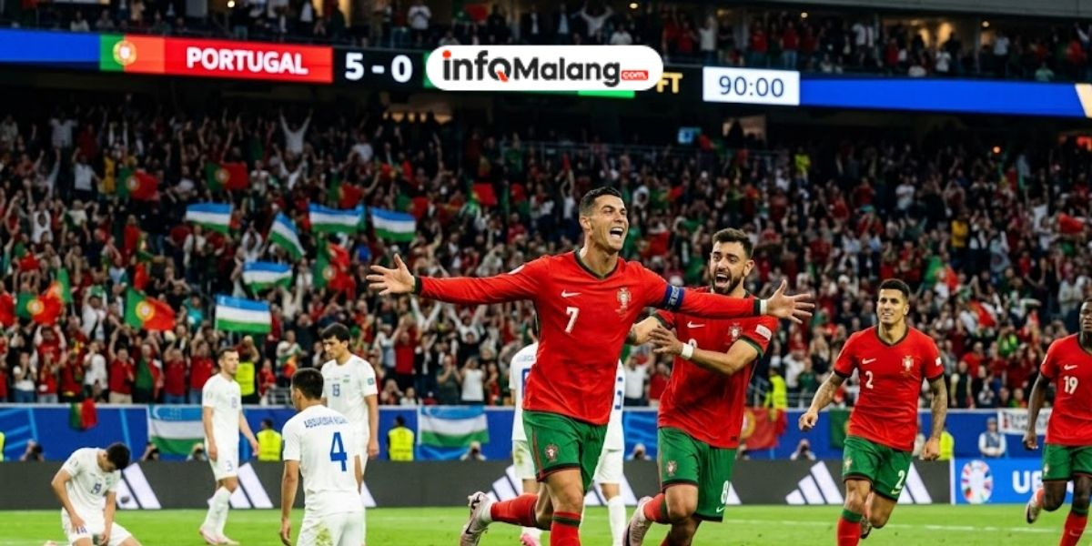 Portugal Pesta Gol, Uzbekistan Tak Berkutik! Ronaldo Cetak Rekor Baru, Piala Dunia 2026