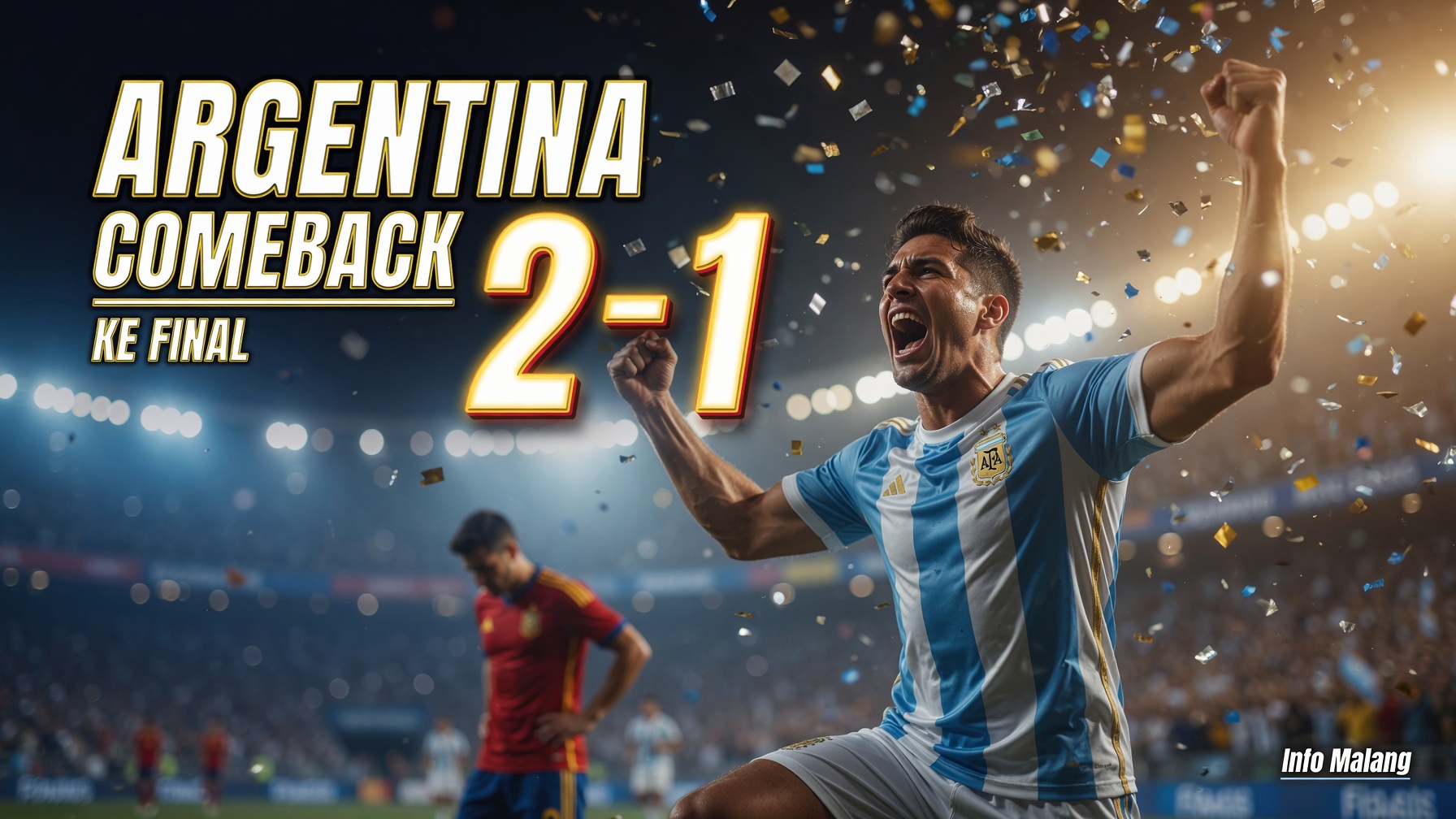 Argentina vs Spanyol: Drama Gol Menit Akhir