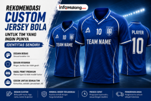 Rekomendasi Custom Jersey Bola untuk Tim yang Ingin Punya Identitas Sendiri