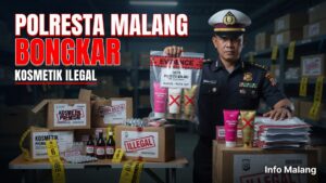 Polresta Malang Bongkar Sindikat Kosmetik Ilegal