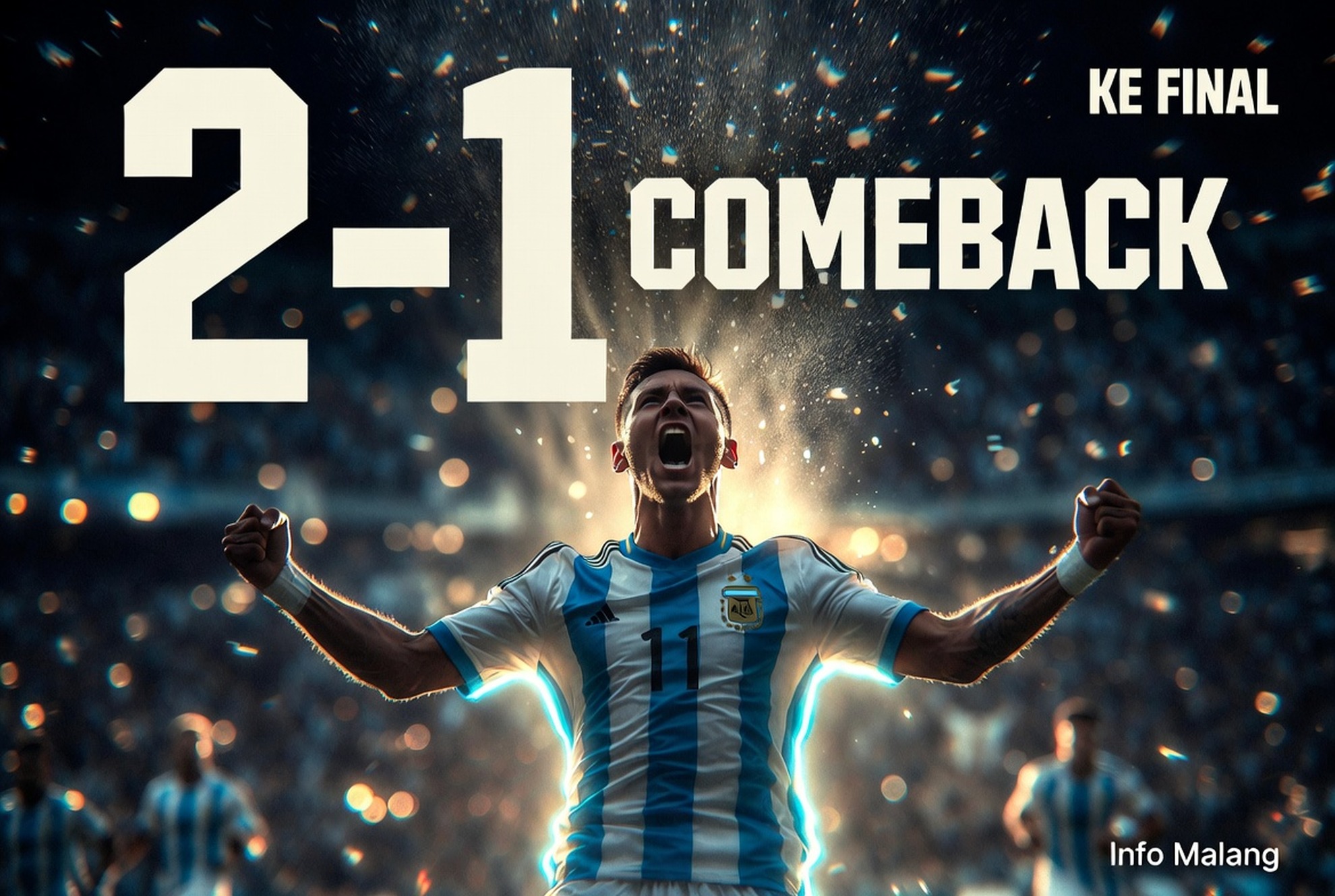 Skor Argentina vs Inggris 2-1: Comeback ke Final