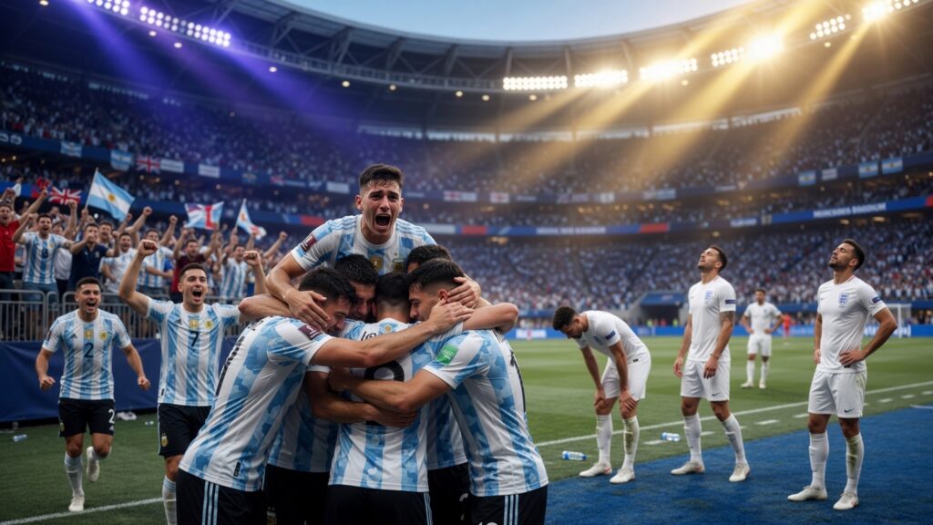 Jalur Inggris dan Argentina menuju empat besar