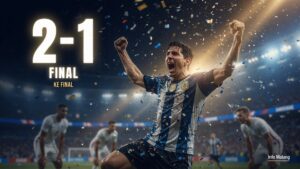 Skor Argentina vs Inggris 2-1: Inggris Gagal Final