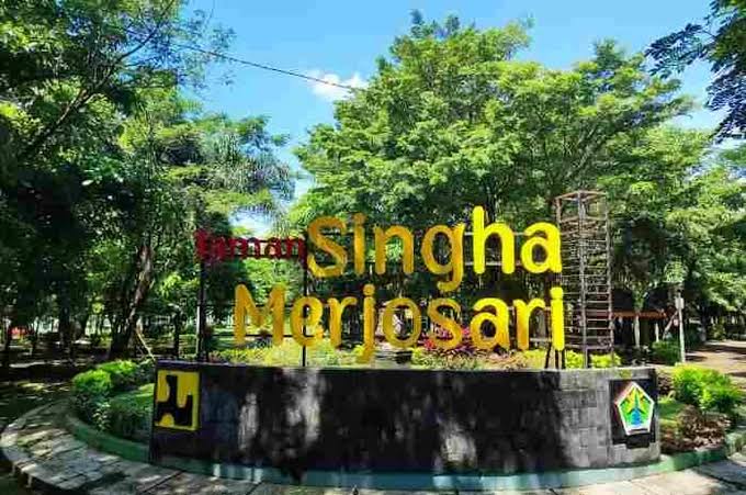 Taman Singha Merjosari, Tempat Jogging dan Nongkrong Favorit Ala Mahasiswa Malang - Wartajatim.co.id