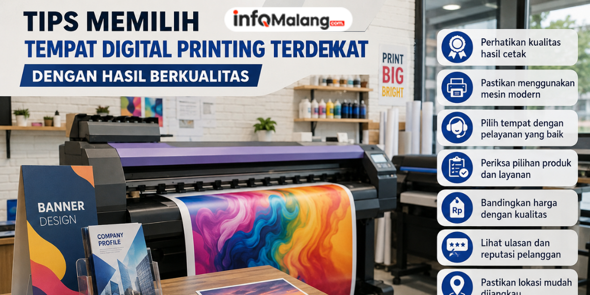 Tips Memilih Tempat Digital Printing Terdekat dengan Hasil Berkualitas