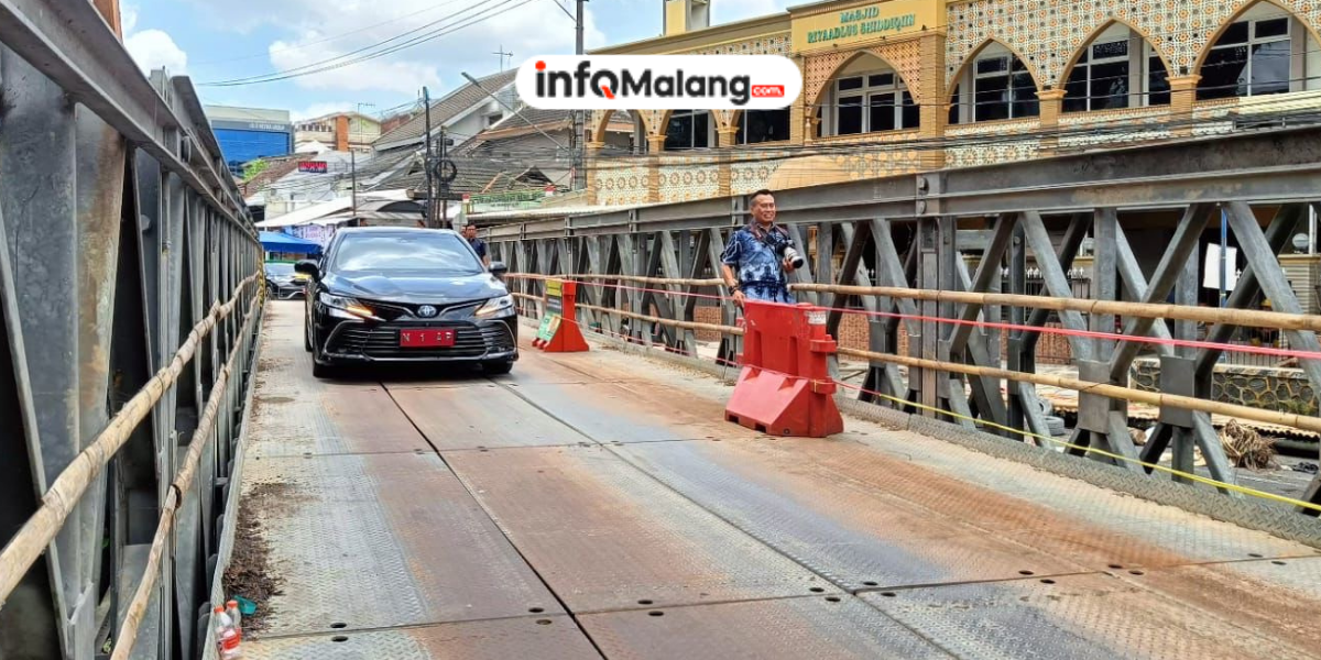 Jembatan Sonokembang Kembali Bisa Dilewati, Rendra Apresiasi Kinerja Pemkot Malang