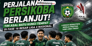 Perjalanan Persikoba Berlanjut, Tim Asal Batu Kunci Tempat di Fase 16 Besar Liga 4 Nasional