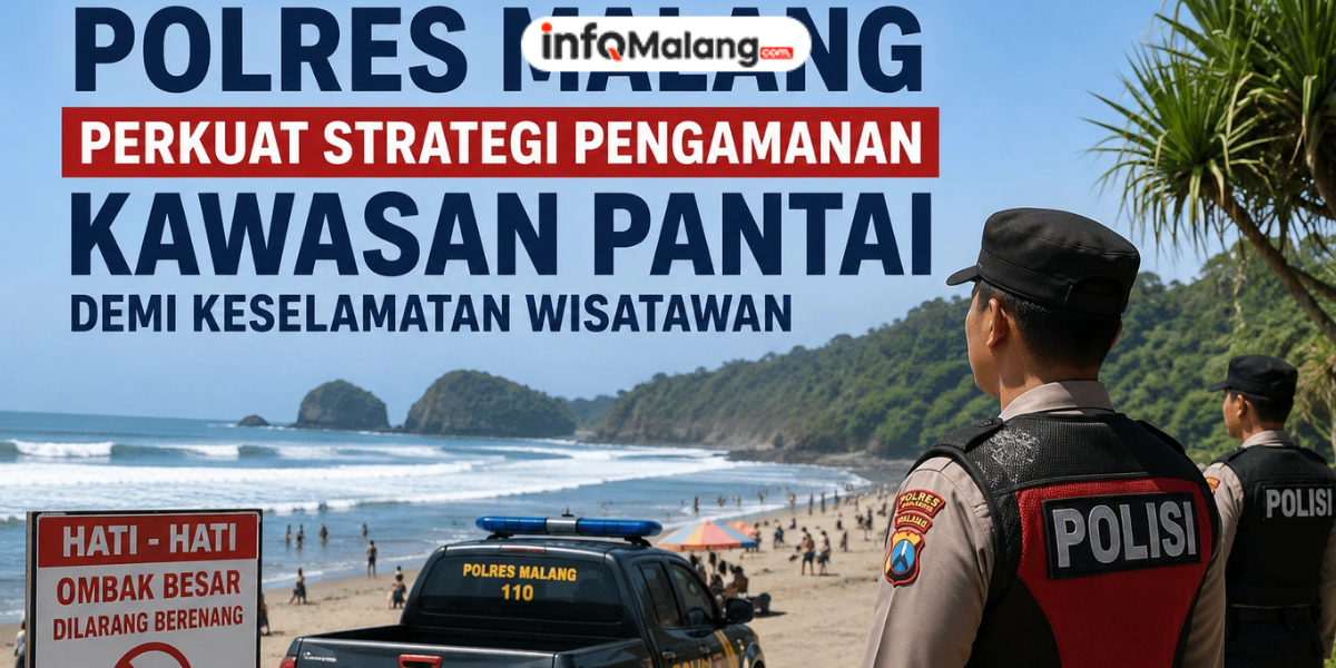 Polres Malang Perkuat Strategi Pengamanan Kawasan Pantai Demi Keselamatan Wisatawan
