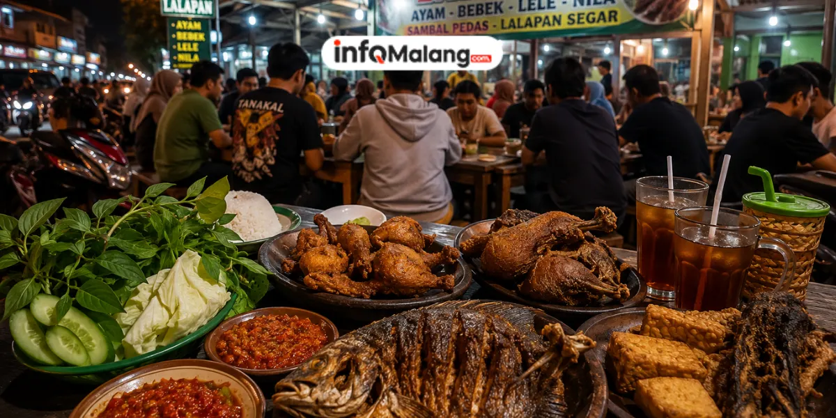 Lapar Malam di Malang? Ini 5 Tempat Lalapan Favorit yang Selalu Ramai Pembeli