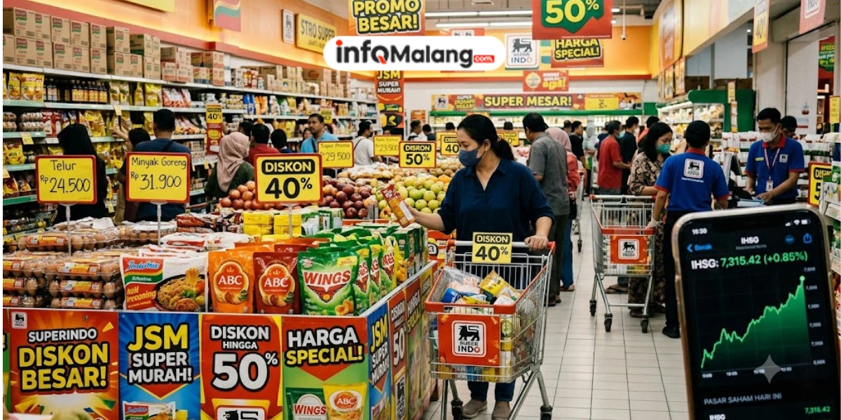 Diskon Besar Superindo hingga Kondisi IHSG, Ini Berita Ekonomi yang Paling Menarik Perhatian