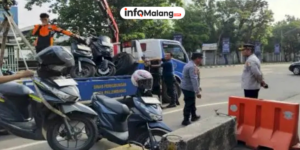 Bandel Tak Naik Transportasi Umum, Motor ASN Pemkot Jaksel Diderek Dishub