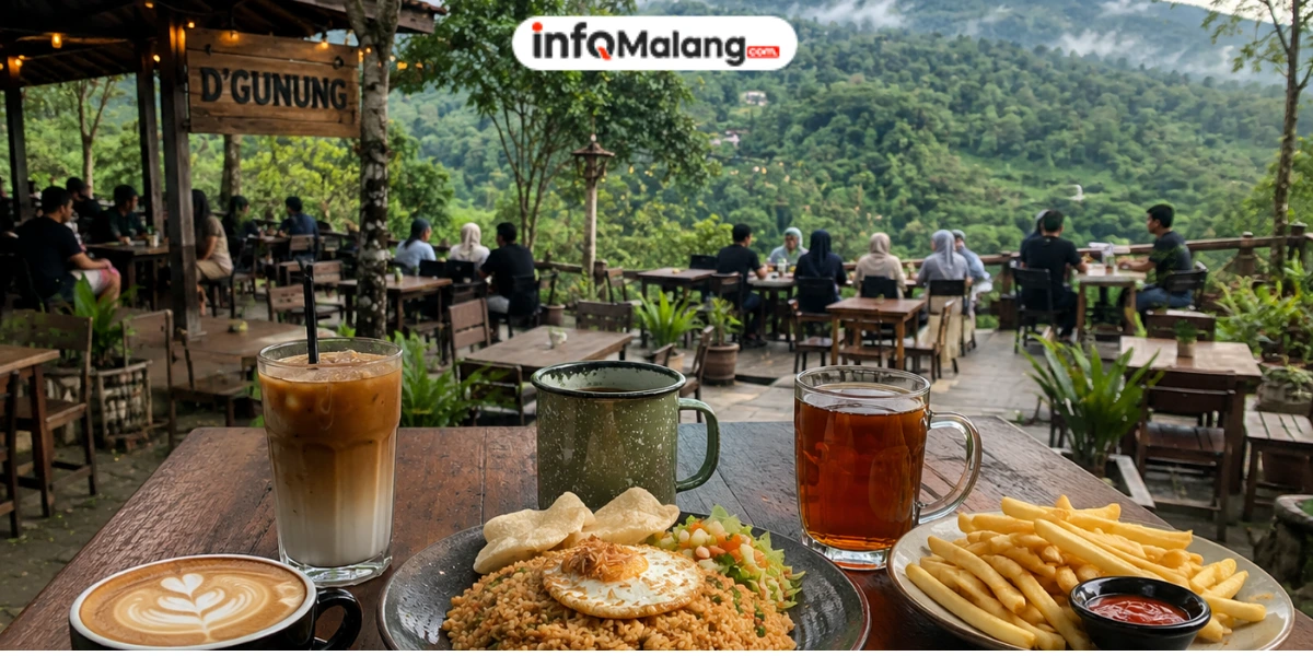 Cafe D’Gunung, Perpaduan Suasana Sejuk dan Menu yang Menggugah Selera