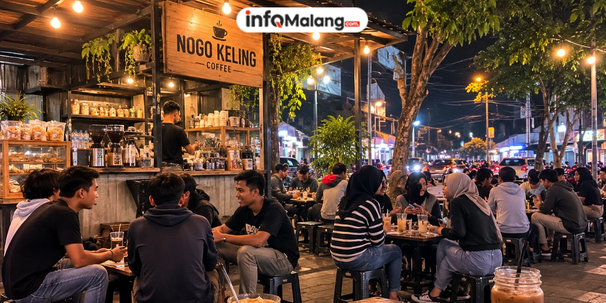 Cafe Nogo Keling Malang, Tempat Ngopi dengan Suasana Santai yang Selalu Ramai