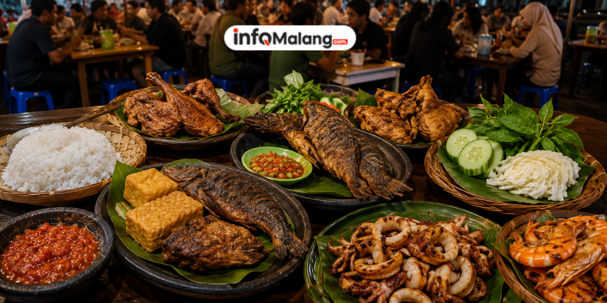Warung Lalapan Enak di Malang yang Buka hingga Larut Malam