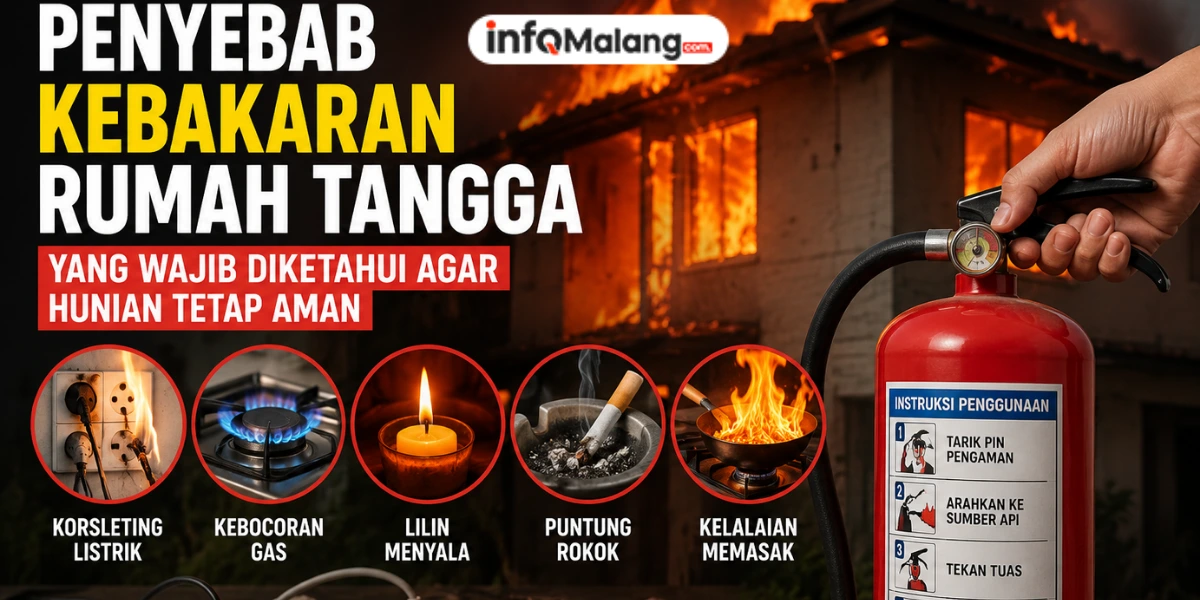Penyebab Kebakaran Rumah Tangga yang Wajib Diketahui agar Hunian Tetap Aman