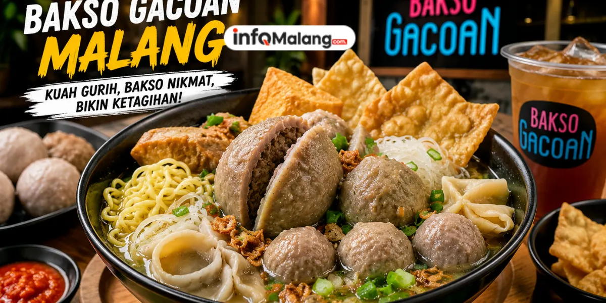 Bakso Gacoan Malang, Perpaduan Kuah Gurih dan Bakso yang Menggugah Selera