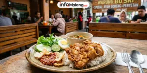 Ayam Goreng Tanpa Tulang Komplit Cuma Rp20 Ribuan, Kuliner Murah yang Wajib Dicoba di Malang