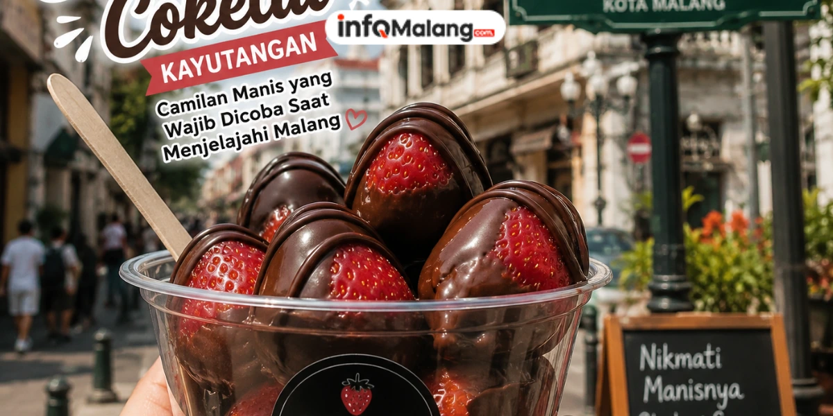 Stroberi Cokelat Kayutangan, Camilan Manis yang Wajib Dicoba Saat Menjelajahi Malang