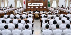 Prabowo Pimpin Sidang Kabinet Paripurna, Seluruh Menteri Kompak Berkemeja Putih