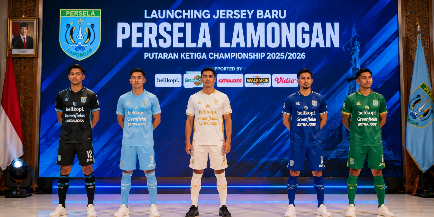 Persela Rilis Jersey Anyar, Wujudkan Semangat Baru di Putaran Ketiga