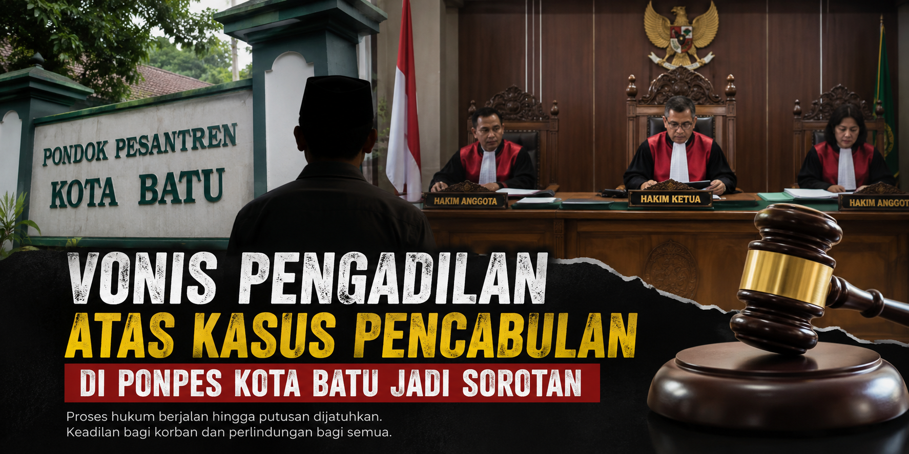 Vonis Pengadilan atas Kasus Pencabulan di Ponpes Kota Batu Jadi Sorotan