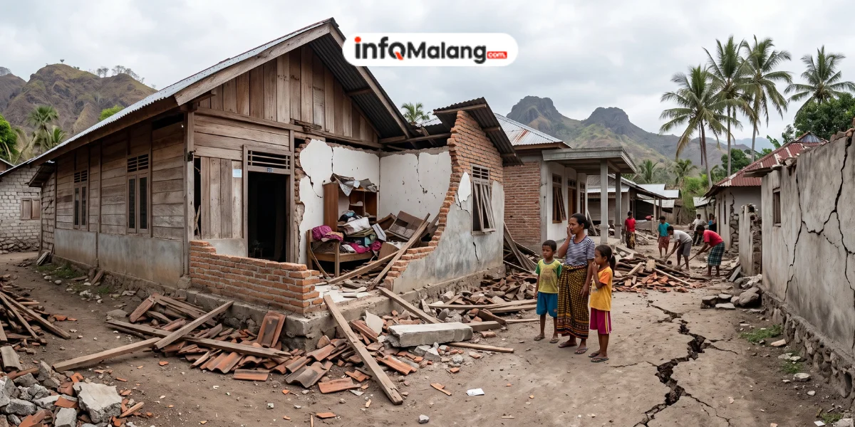 Pemerintah Siapkan Bantuan Perbaikan Rumah Korban Gempa NTT hingga Rp30 Juta