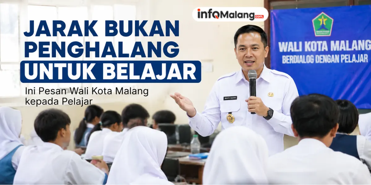 Jarak Bukan Penghalang untuk Belajar, Ini Pesan Wali Kota Malang kepada Pelajar