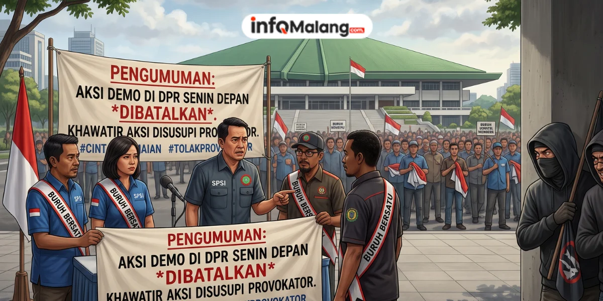 Buruh Batal Demo di DPR Senin Depan, Khawatir Aksi Disusupi Provokator