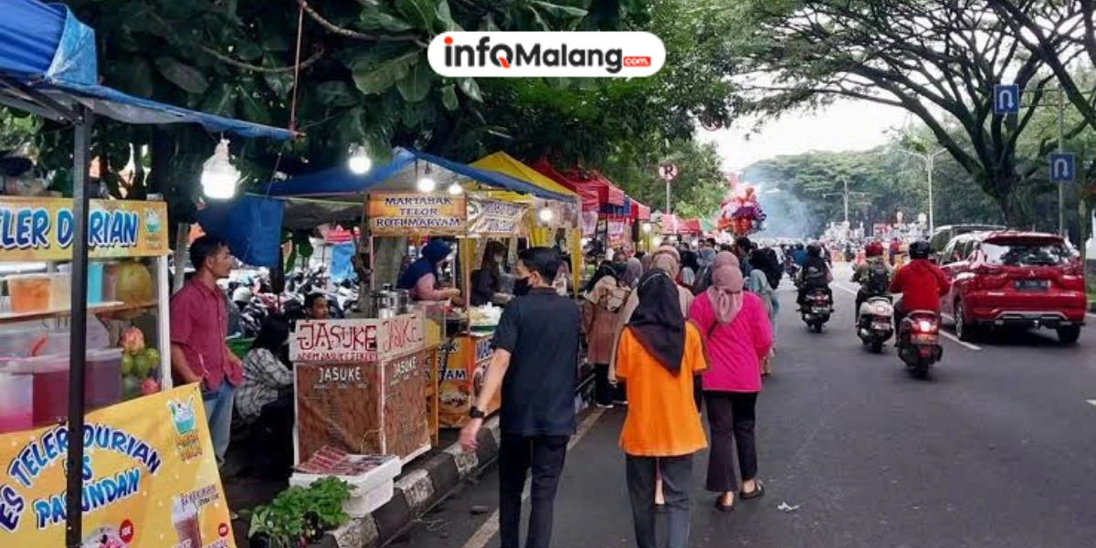 Perputaran Uang di Pasar Takjil Kota Malang Tembus Ratusan Juta Rupiah per Titik